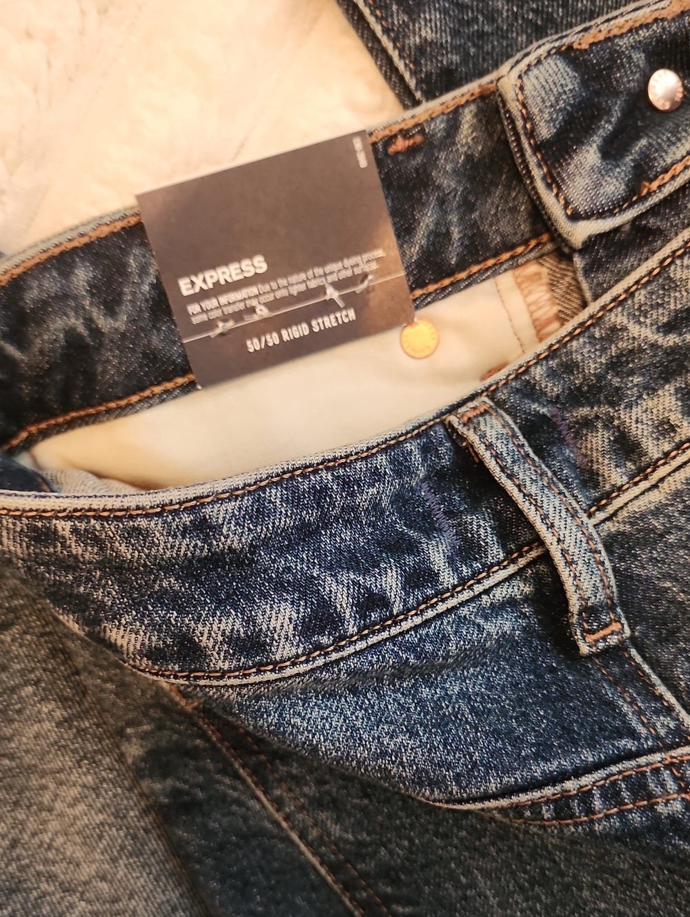 Express Ankle High Rise Jeans - Picture 8 of 8